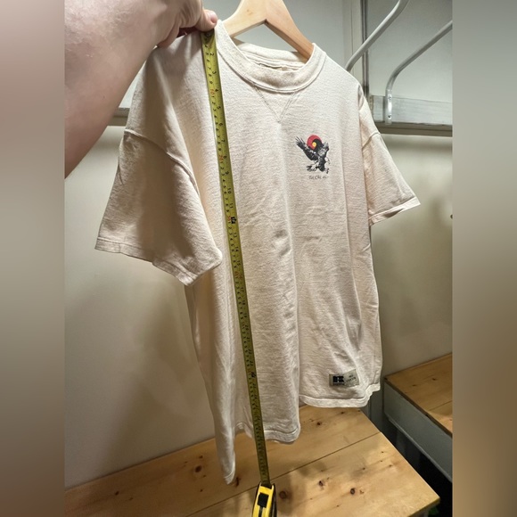 RUSSELL pro sport ‘Tai Chi Etc’ vintage tee; 💯 thick combed cotton, made in USA - Picture 9 of 10